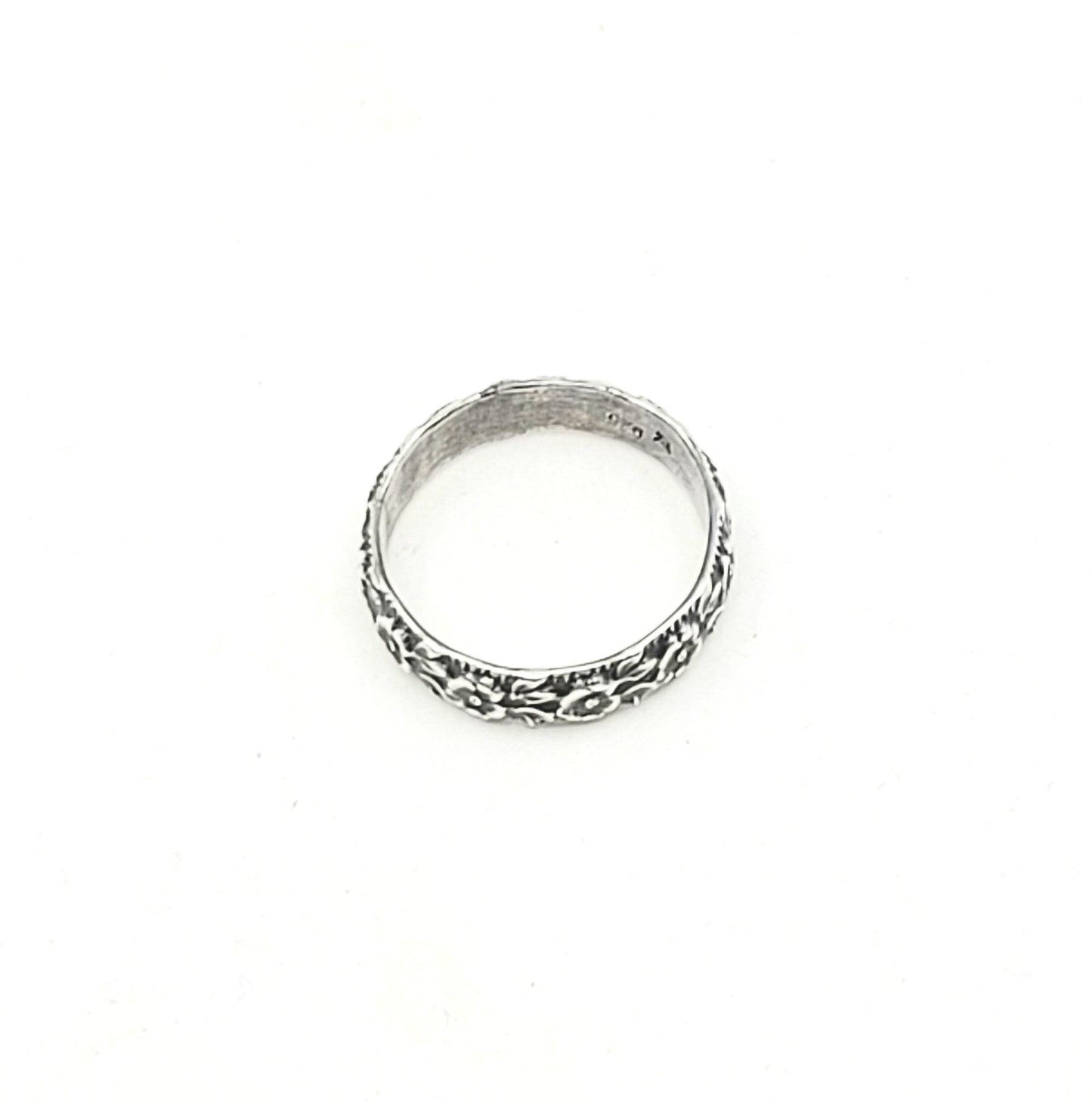 Floral Patterned Ring Band-R8-13