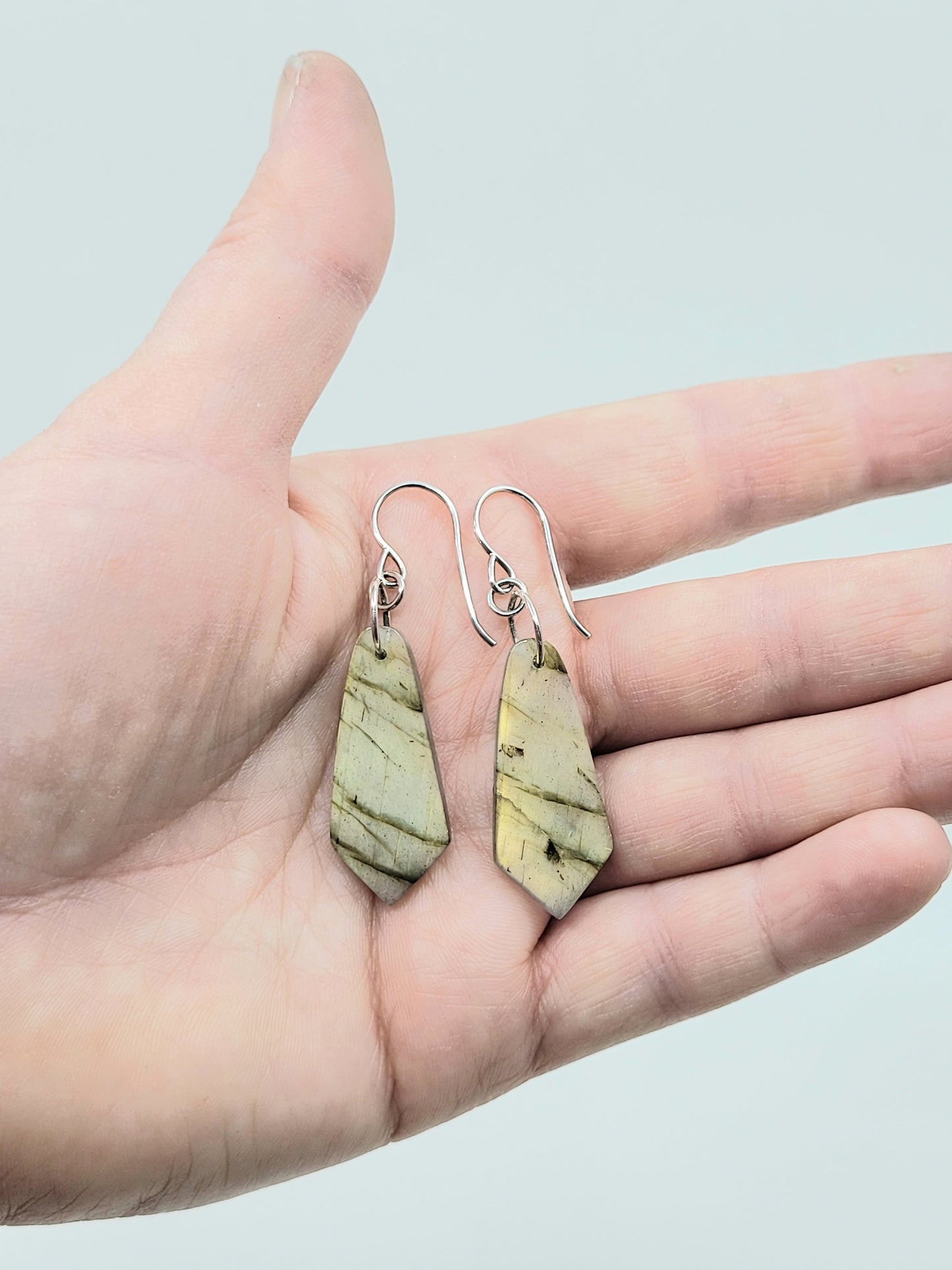 Labradorite Diamond Drops