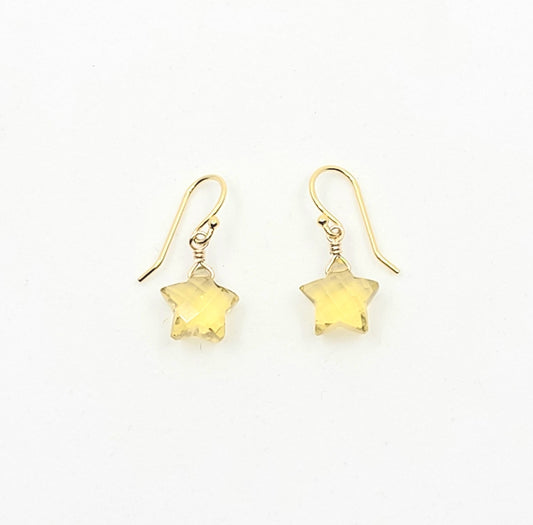 Bright Star Citrine Earrings