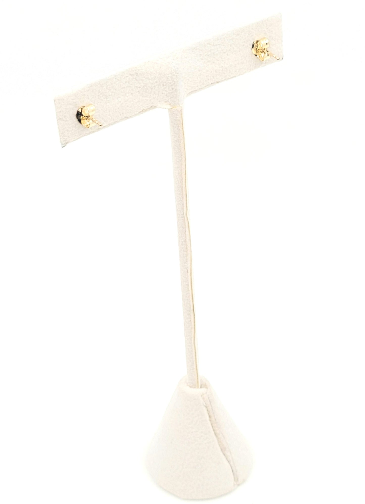 Lapis Oval Prong Studs-LE41GF