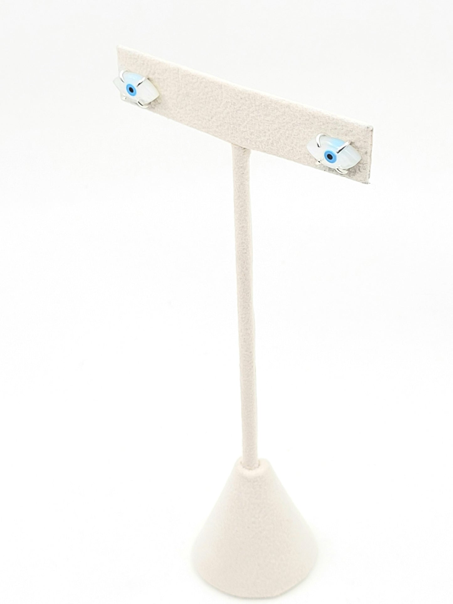 Evil Eye Prong Studs