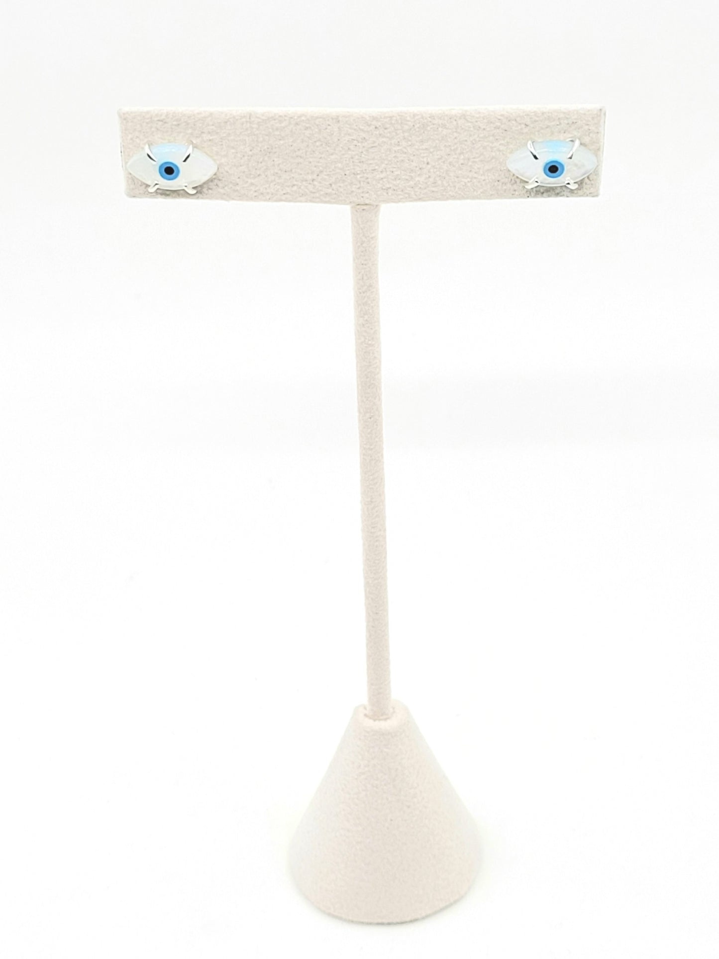 Evil Eye Prong Studs