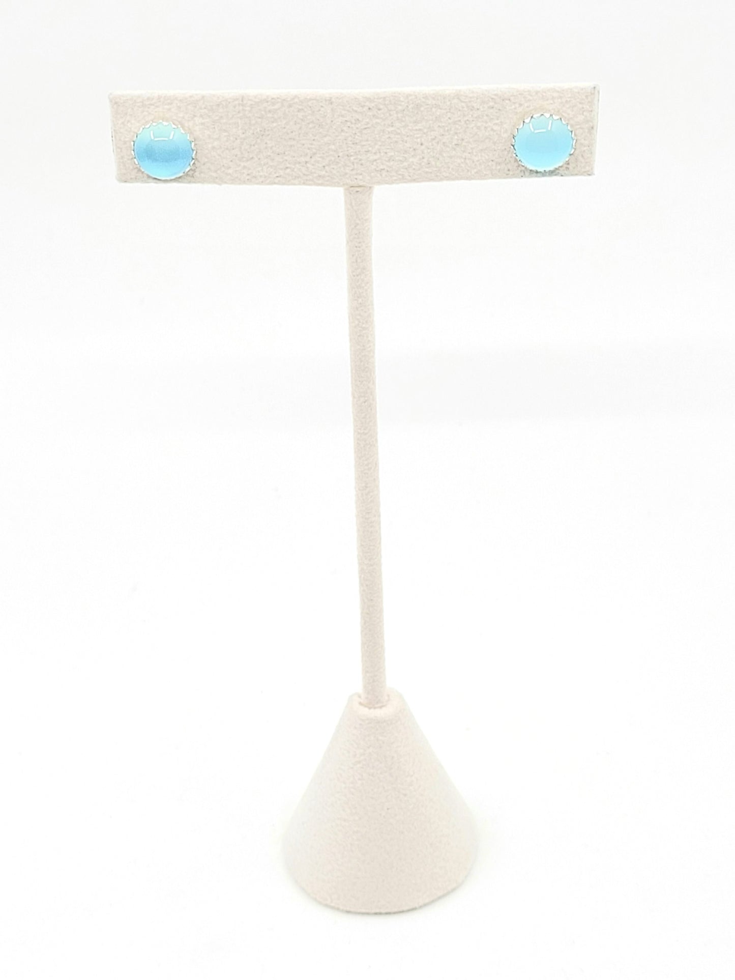 Western Chalcedony Studs