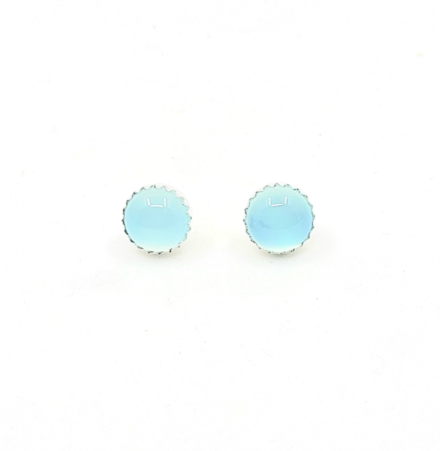 Western Chalcedony Studs