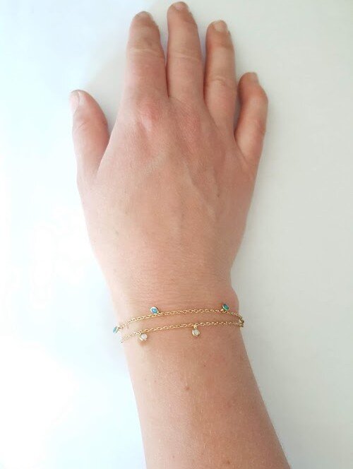 Charming Opal Round Bracelets-LB1VS