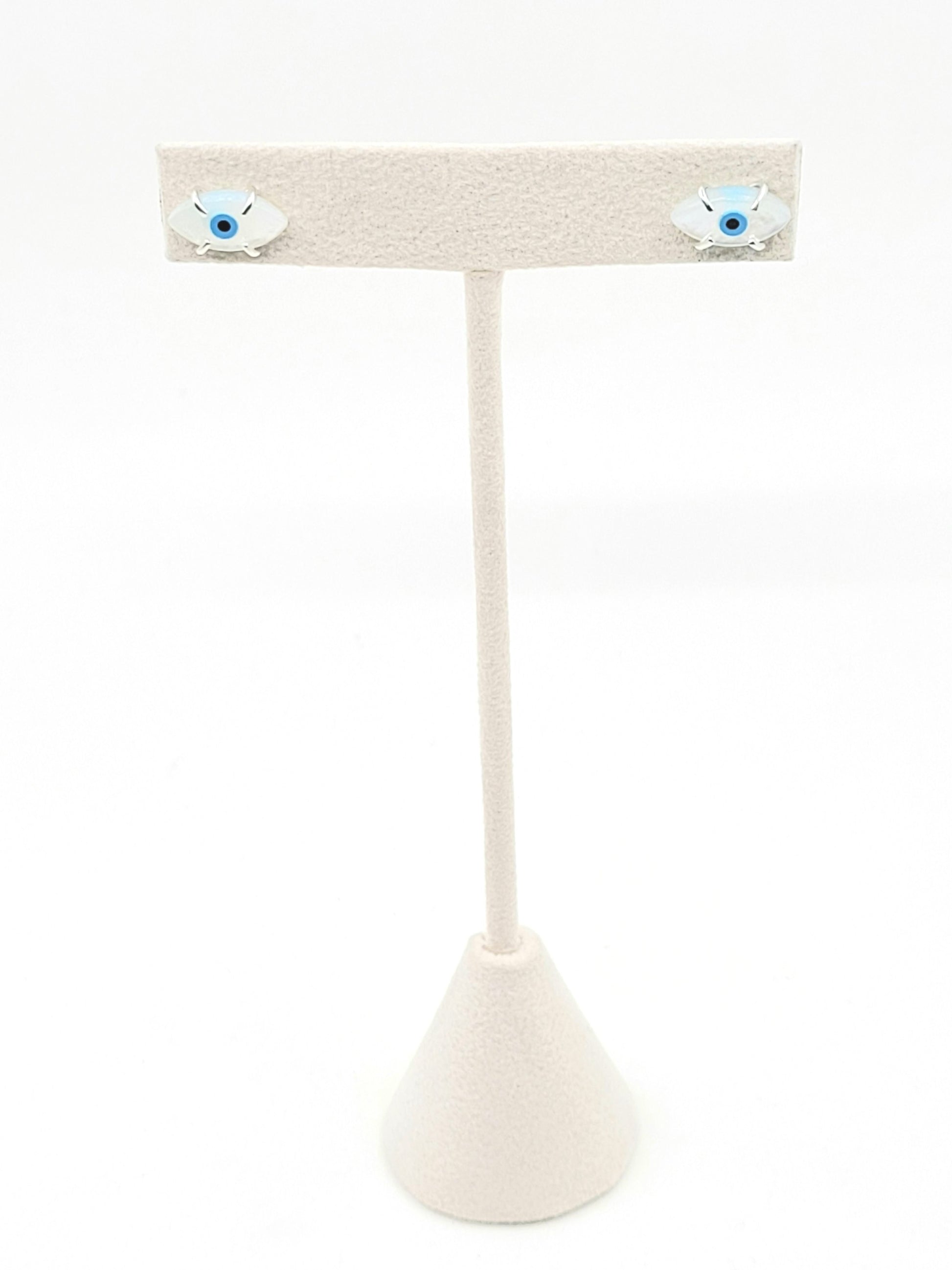 Evil Eye Prong Studs